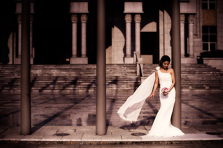 Gown by Valerie Fan Wedding Gallery, photo courtesy of Daren Chong Photography